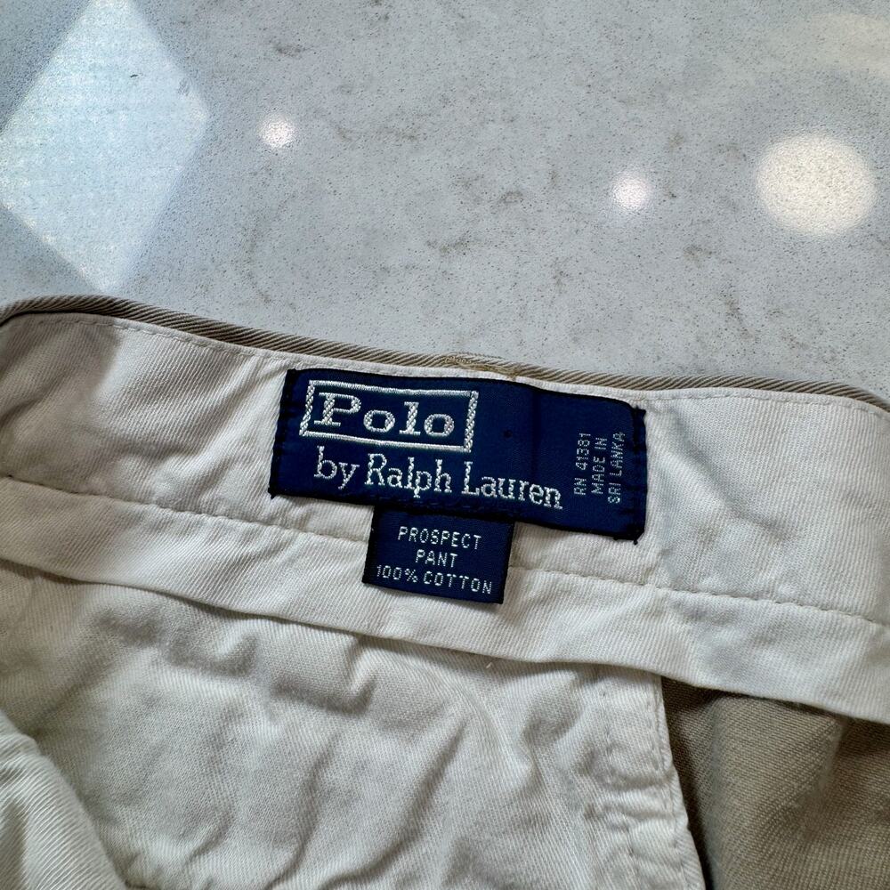 POLO Ralph Lauren Prospect Pants Khaki Men's 40x30 Heritage Chinos Big Tall Ivy - Picture 3 of 14